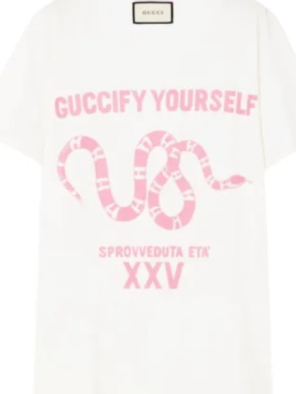LIKE NEW! Gucci- Kingsnake 'Guccify Yourself' T-Shirt